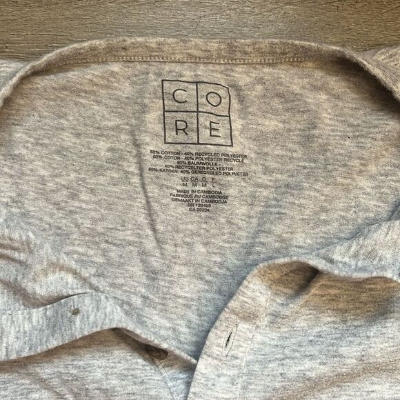 MM83 Core long sleeve button top - Picture 2 of 4